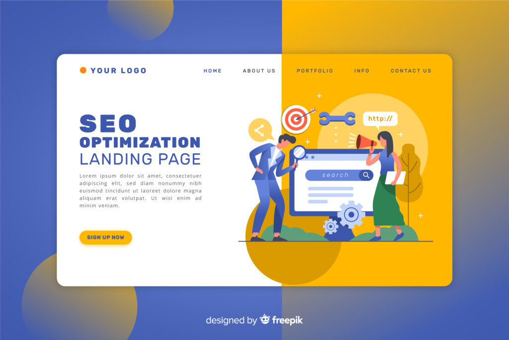 What is an seo landing page